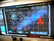 StAr TrEk prop Picard season 3 StAr MAP Enterprise  lcars poly translight print.