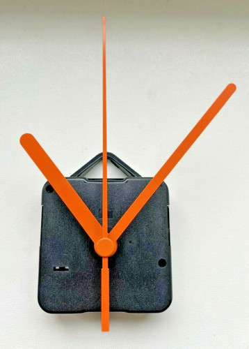 Clock movement orange quartz - clock,