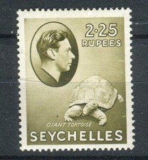 Seychelles KGVI 1938 2r25 olive (chalk) SG148 LMM