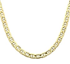 9ct gold silver mariner - on,