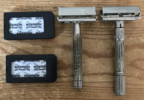 Set vtg antique gillette - set,