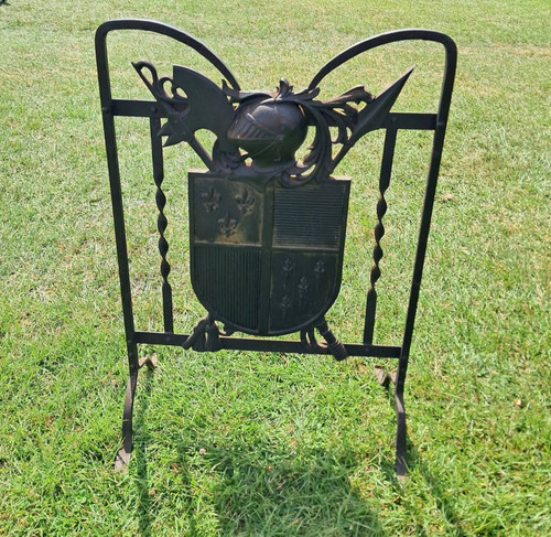 Antique coat arms - coat, fire