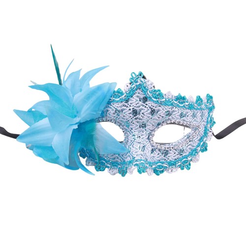 Feather rhinestone masquerade - feather,