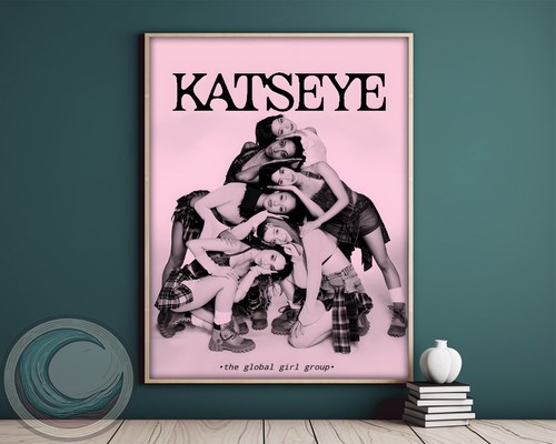 Katseye group poster 200gsm - group,