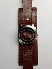 Mens Identity London Watch Working Battery In Military Style Strap Used