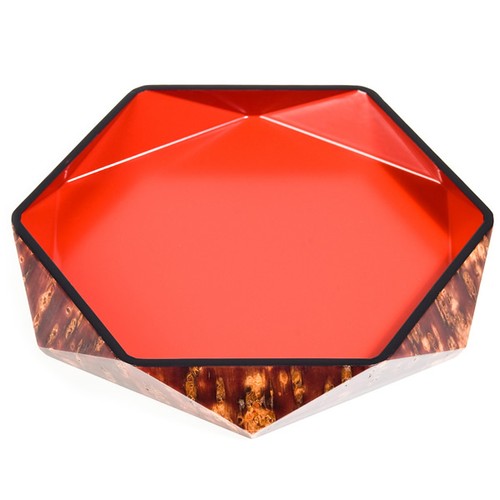Japanese cherry bark hexagonal - cherry,