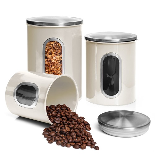 Piece beige canisters sets - piece,