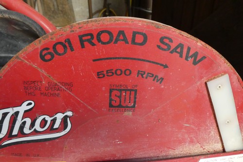 Thor walk behind road saw - walk,