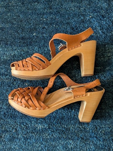 Swedish hasbeens toffel brown - swedish,