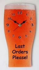 Pint of Lager Wall Clock in