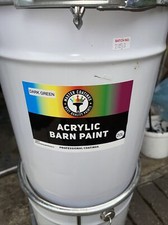 Dark green Acrylic Barn And