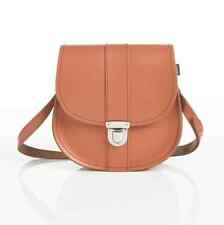 Leather Crossbody Saddle Bag