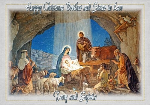 Personalised christmas card - personalised,