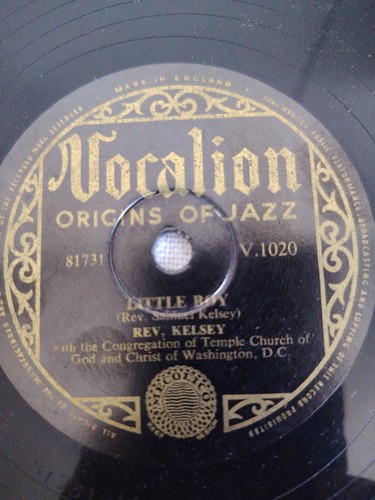 Vocalion 78rpm record 1020 - record, v.1020