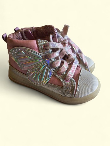 High top sparkly pink light - top, up