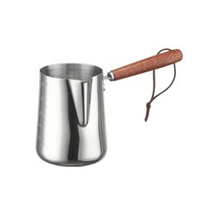 350/600/1000ml Turkish Coffee Pot Stainless Steel with Spout Coffee Maker Cup UK