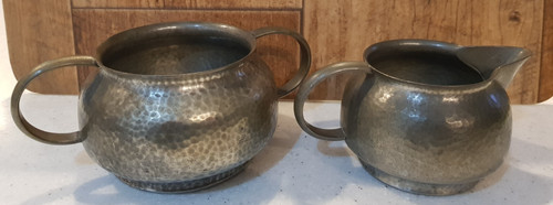 Vintage art deco - vintage, pewter
