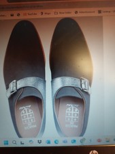 Grey Silver Size 9 .luxurious