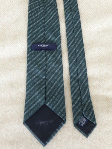 Burberry wool and silk tie - silk,