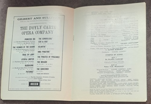 1966 oyly carte programme - 1966,