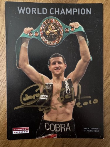 Carl froch signed - froch, photo