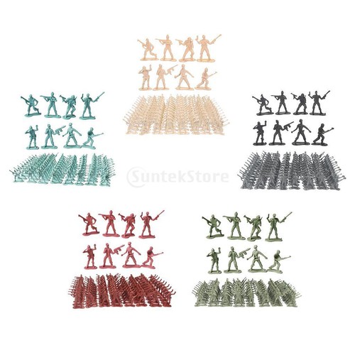 Plastic 5cm soldiers stance - 4.5cm,
