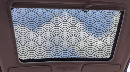 Japanese wave sunroof static - wave,