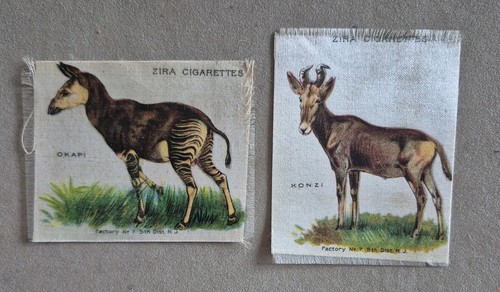 Zira cigarettes card - zira, silks