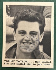 Signed 1950s Tommy Taylor