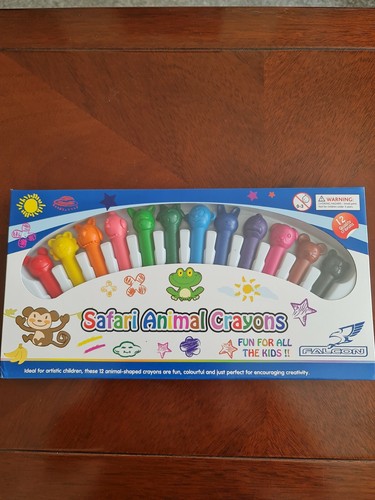 Kids crayons wax safari - wax,