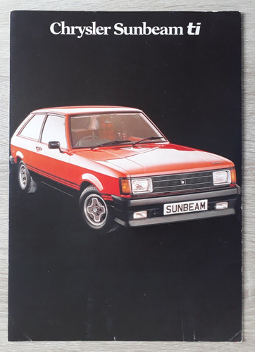 Chrysler sunbeam brochure - chrysler,