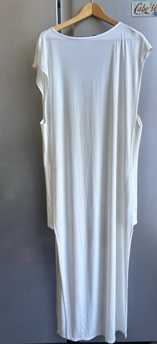 Asos slinky ivory maxi - slinky, dress
