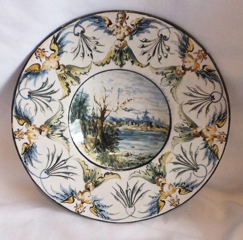 Antique italian majolica - antique,