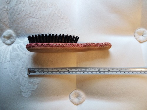Vintage hair brush with - , a