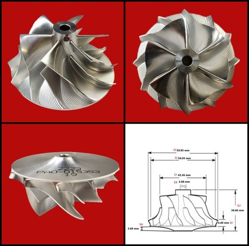 Billet compressor wheel - billet,