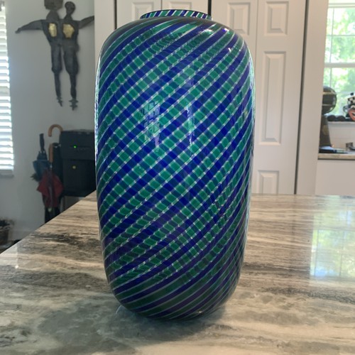Venini cane glass vase - ,
