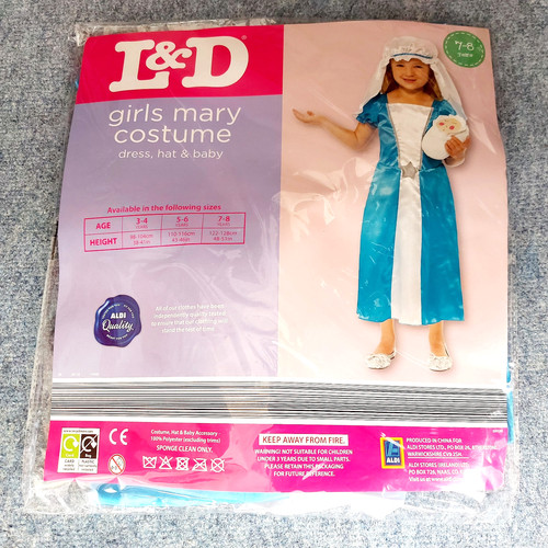 Girls mary costume years - girls,
