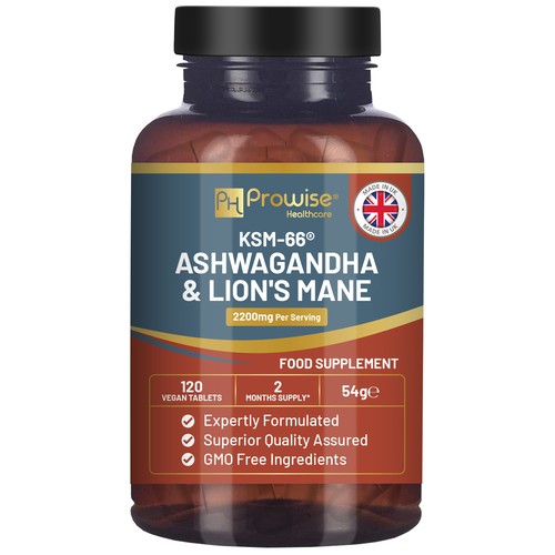 Ksm ashwagandha and lions - ksm-66,