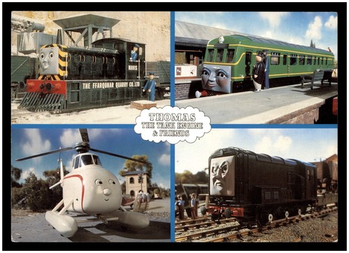 Picture postcard train - train,