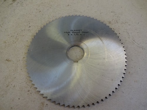 Slitting saw blade - , horizontal