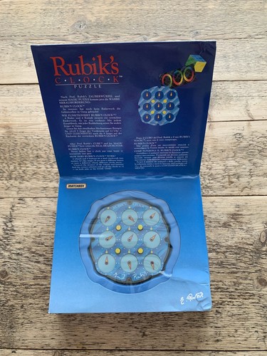 Rubik clock puzzle vintage - puzzle,