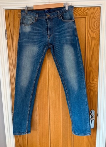 Men blue jeans - jeans, zara