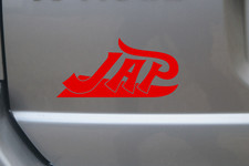 JAP  decal sticker - car van
