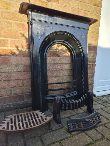 Victorian cast iron - iron, fireplace