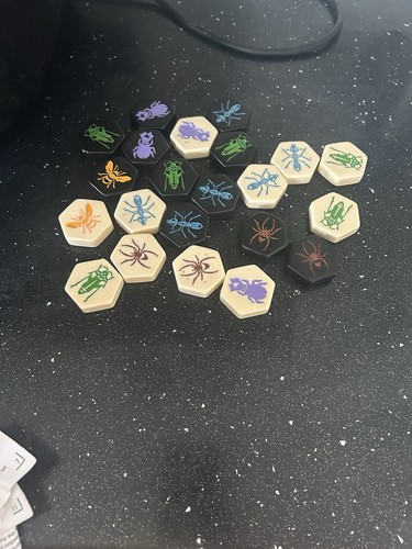 Spare game pieces - 22,