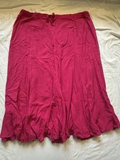Ann Harvey Skirt Size 22 Fuscia Pink