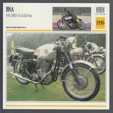 1956 BSA 500cc DBD 34 Gold