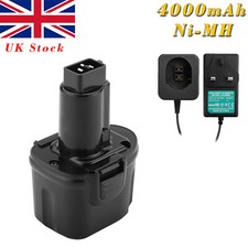 Battery For Dewalt 7.2V 4.0AH Ni-MH DE9057 DW925K-2 DW9057 DE9085 DW968K DW920K 
