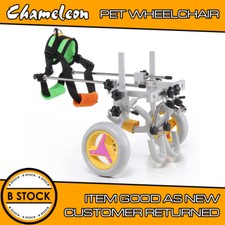 Small Dog Wheelchair, Adjustable Wheels, Lightweight Hind Legs Cat Puppy BStock