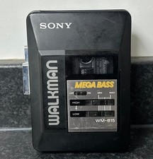 Vintage Sony Walkman WM-B15 Cassette Player - Spares & Repairs